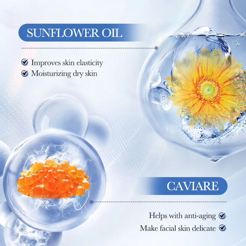 Watered Caviar Hyaluronic Acid Anti-wrinkle Repair Brightening Moisturizing Milk Skin Care Products Face Care Products