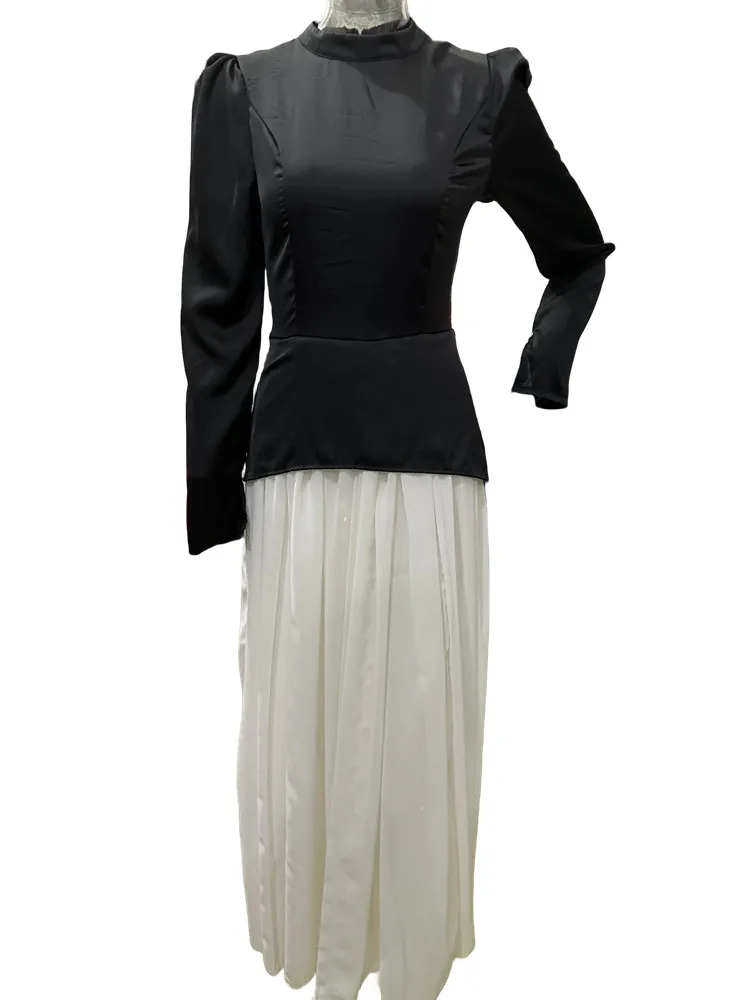 Wmstar Dresses for Women XS-3XL Solid Sexy Long Sleeve Office Lady Maxi Dress New Fashion Club Outfits Wholesale Dropshipping