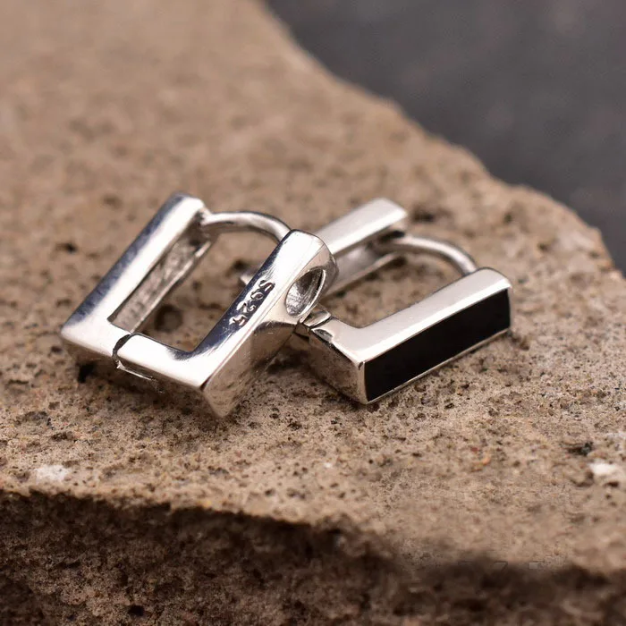 뜨거운 판매 한국어 접착제 SquareEarrings 간단한 기질 절묘한 뜨거운 Semale 섹시한 보석 선물 후프 귀걸이