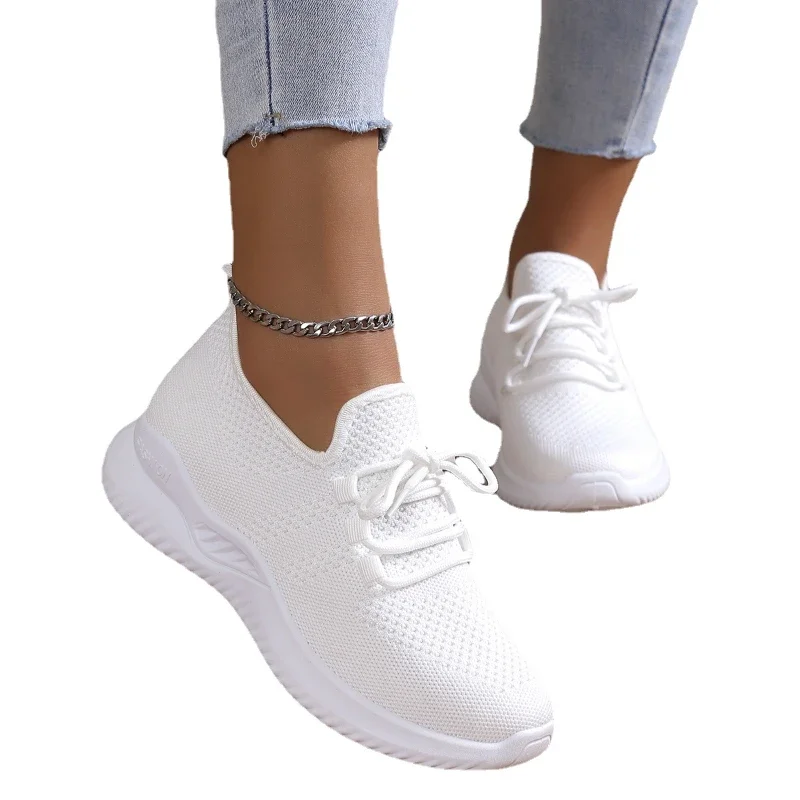Ladies Shoes Brand Mesh Women's Vulcanize Shoes Autumn Breathable Fashion Women Sneakers Solid Sneakers Women Women Running Shoes Platform Sneakers