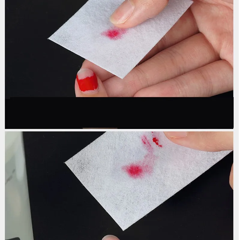 100/500/1000PCS Nail Polish Remover Cotton Lint-Free Wipes Cleaner Paper Pad Manicure Gel Polish Soak Off Remove Cotton Pads 6