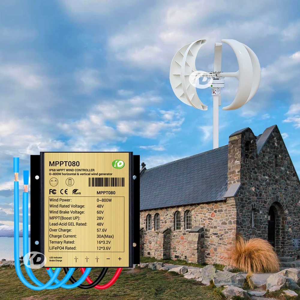 Mtlavishness 48V windturbine laadregelaar MPPT 800W waterdichte Mtlavishness 48V windturbine laadregelaar MPPT 800W waterdichte