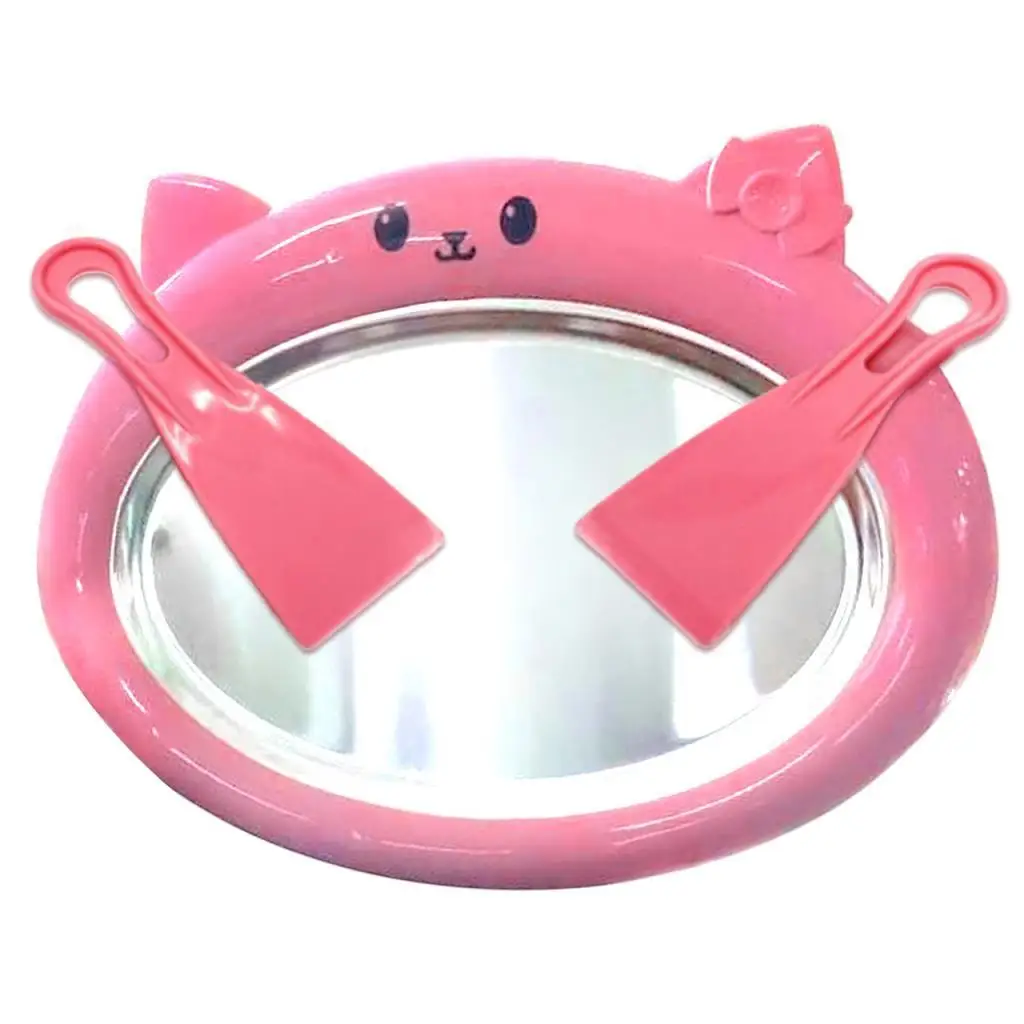 Rolled Ice Machine DIY Instant Ice Cream Maker for Soft Serve Sorbets Gelato Frozen Yogurt Ice Machine 6