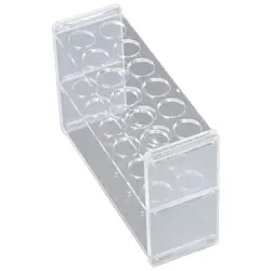 10ml Test Tube Rack Holder Firmly 16mm Acrylic Centrifuge Tubes Rack Clear 6 holes Lab Stand Tubes