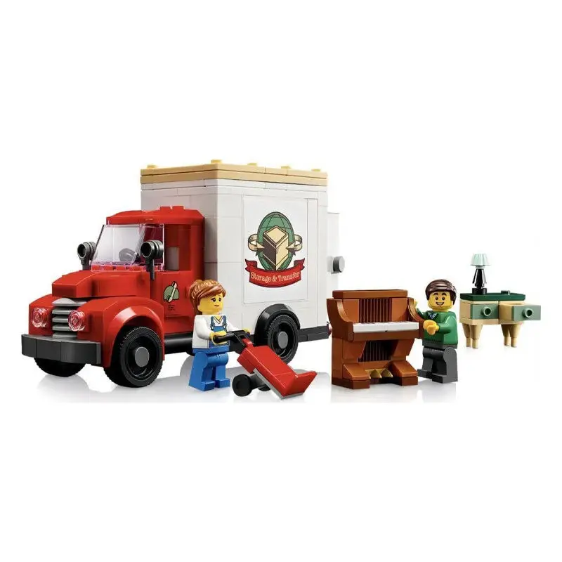 LEGO Icons 40586 Moving Truck with LEGO Minifigures of Movers