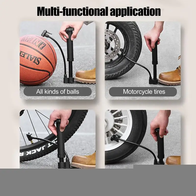 POMPA GONFIABILE PALLA Sportiva Ago Valvola Calcio Basket Nuova N5O8 - Foto 13