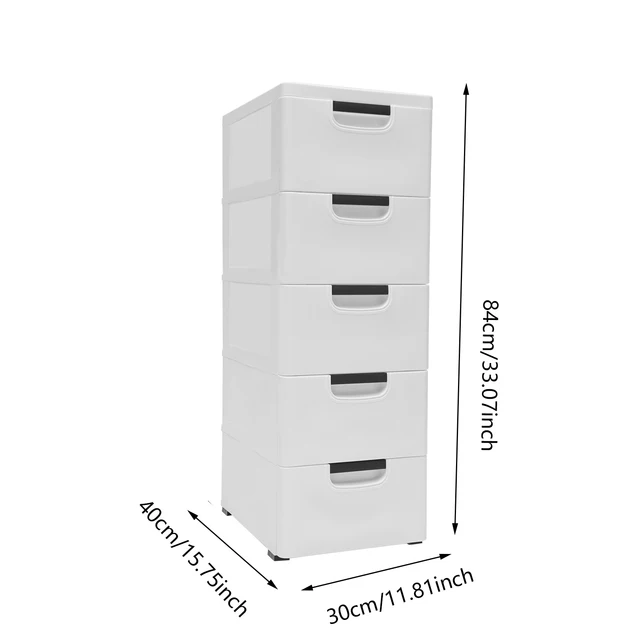 IN-Z.694.03 Armoire de rangement 1 pièce Porte en plastique plaqué  45x40x180 H