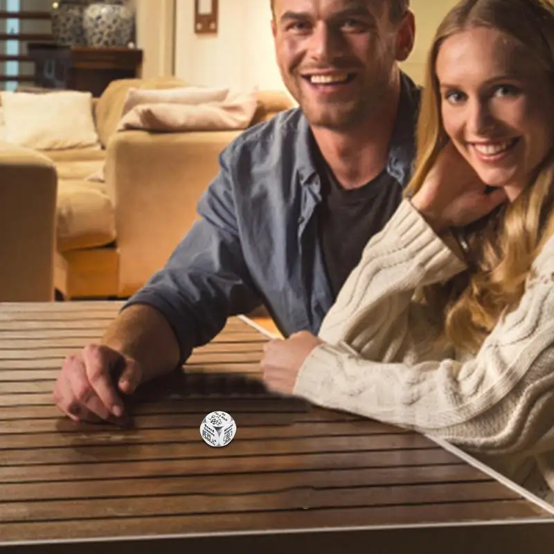 Decision Dice Game Date Night Creative Dice Game Couples Decision Dice Game Accessories Ideas Funny Steel Novelty Toys For