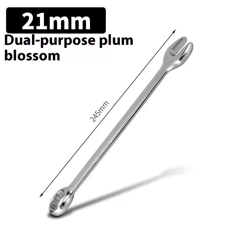 Dual-Use Metric Ratcheting Combination Wrench Kit for Automotive Repair without Models