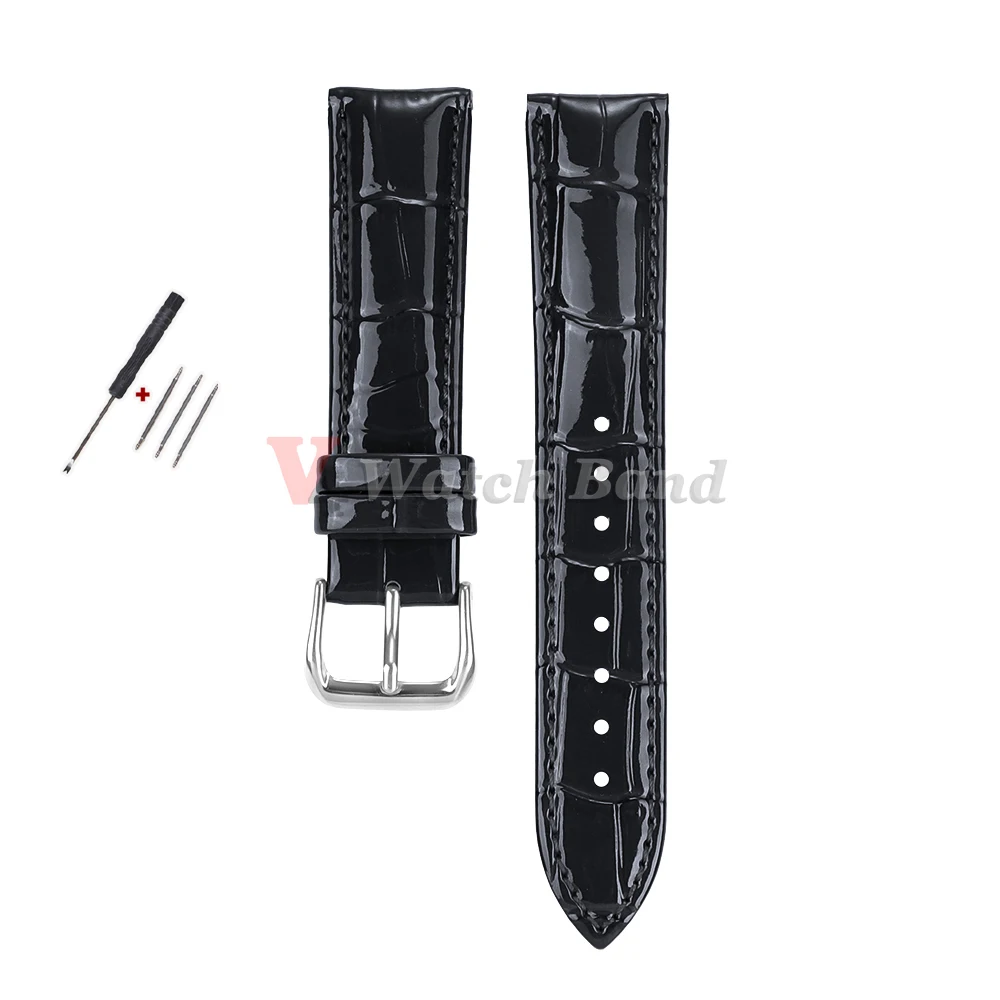 Premium Universal PU Leather Watchband - Soft Replacement Strap
