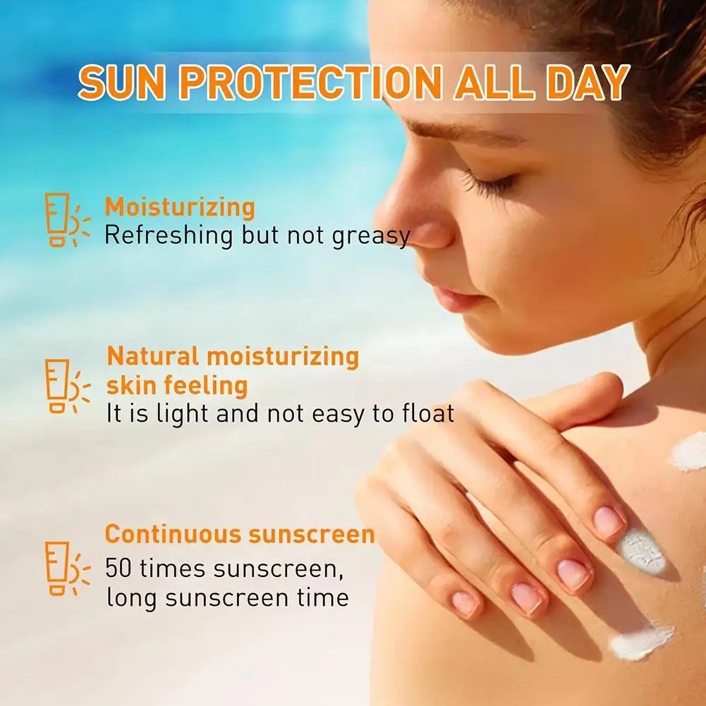 SPF 50+++ Sunscreen for Women Lightweight, Hydrating Non-Greasy Sunscreen, Provides Long-Lasting Body Sun Protection Sunblock