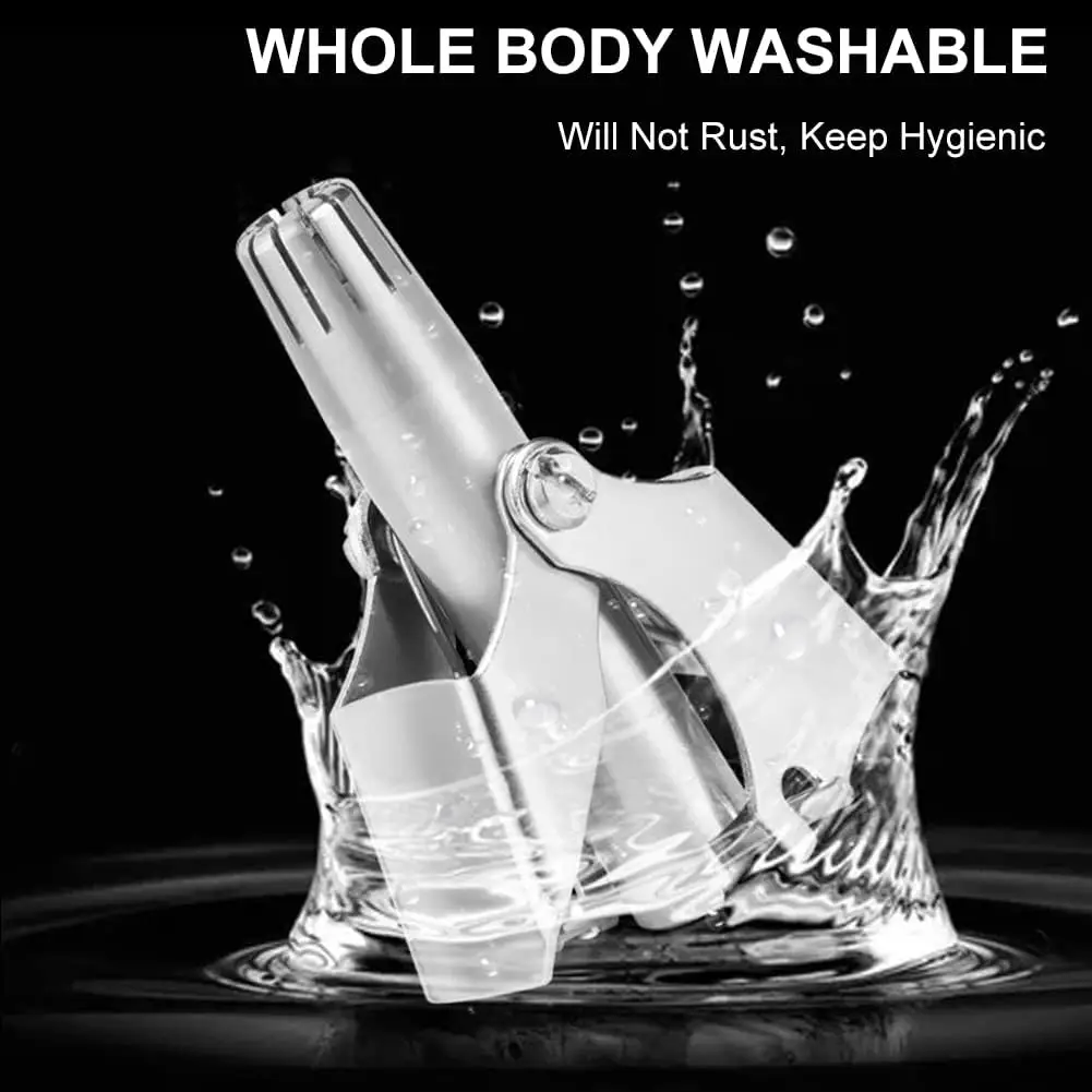 Nose Hair Trimmer For Men And Women No Noise Washable Manual