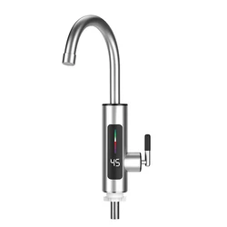 3000W 220V Electric Kitchen Water Heater Tap Instant Hot stainless steel Water Faucet Heater Cold Heating Faucet