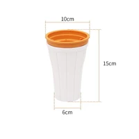 Bricolage Slushy tasse machine à glaçons tasse maison Smoothie Milkshake bouteille Durable Slushy crème glacée fabricant presser Slush rapide Slush Maker 5