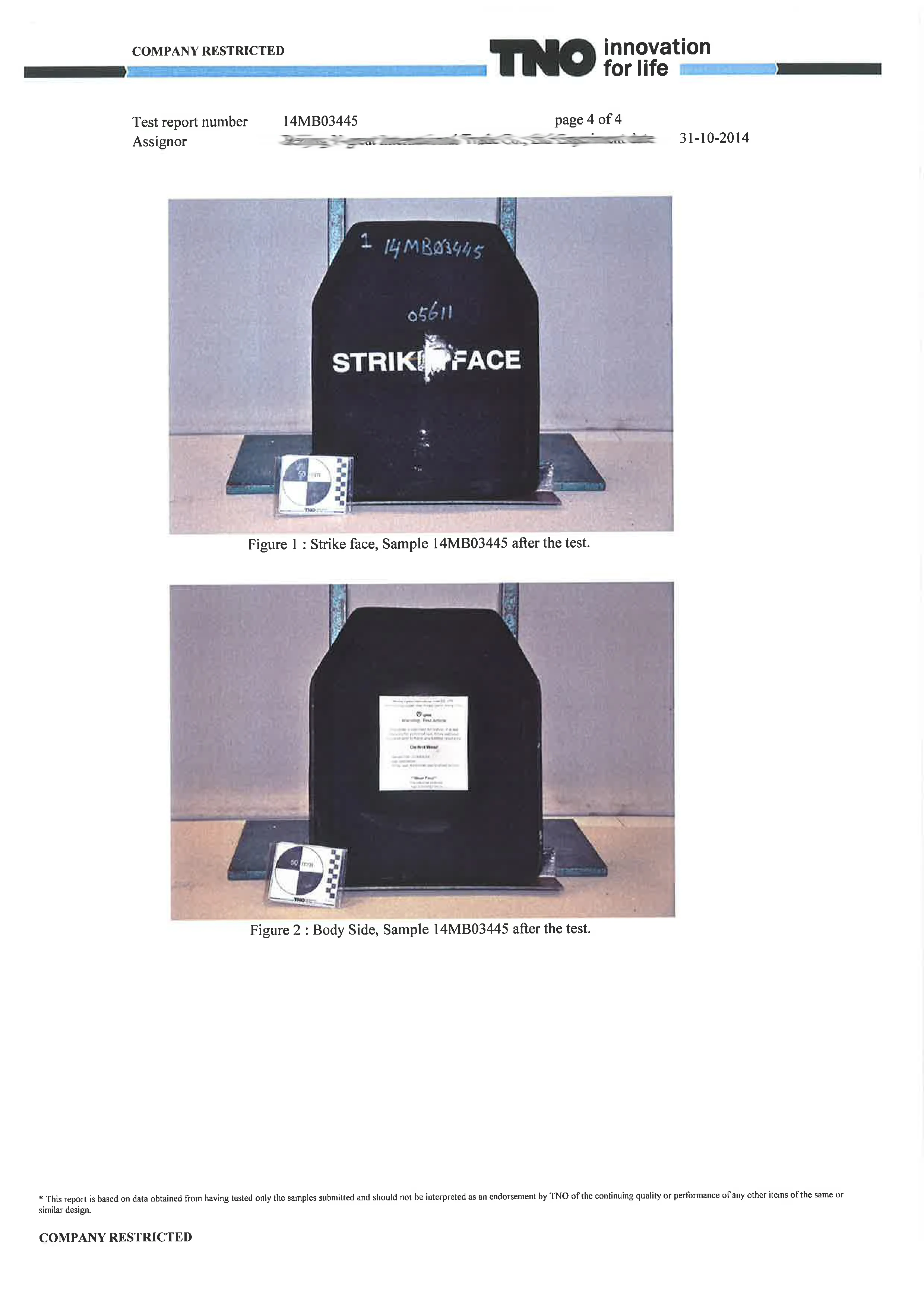 UNIONTAC AK47&SS109&M80 10X12 SAPI Однокривая пуленепробиваемая ...