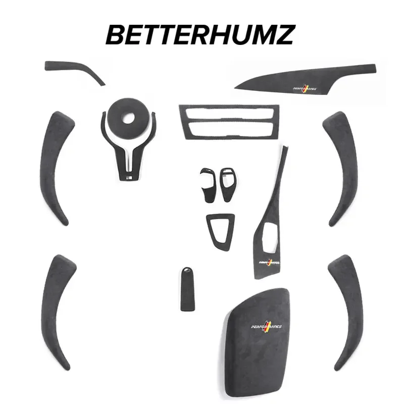 Copertura Freno A Mano BMW In Fibra Di Carbonio - Serie 1,2,3,4,X1,X3,Z4 - Nero - Foto 6