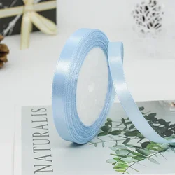 Elegant Satin Ribbons for Gift Wrapping & Decorations - 25 Yards (Sky blue)