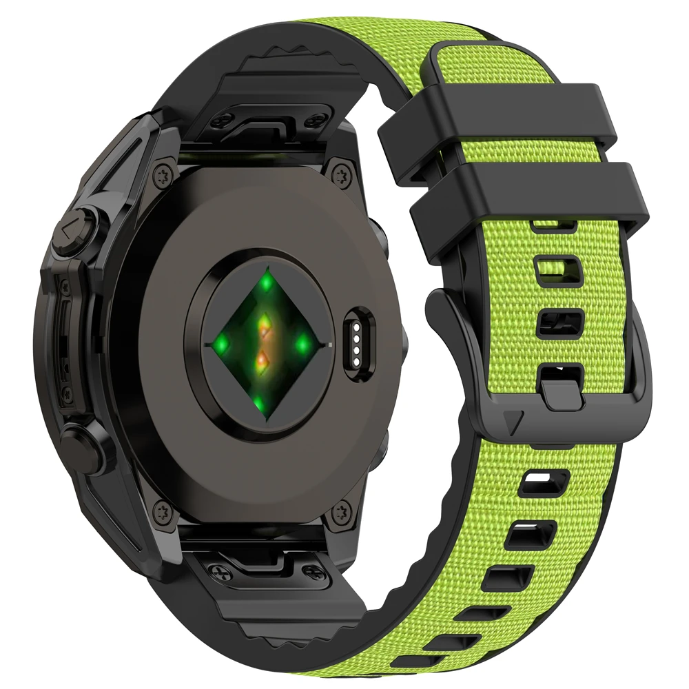 QuickFit Nylon-Silicone Sports Strap, 26/22mm