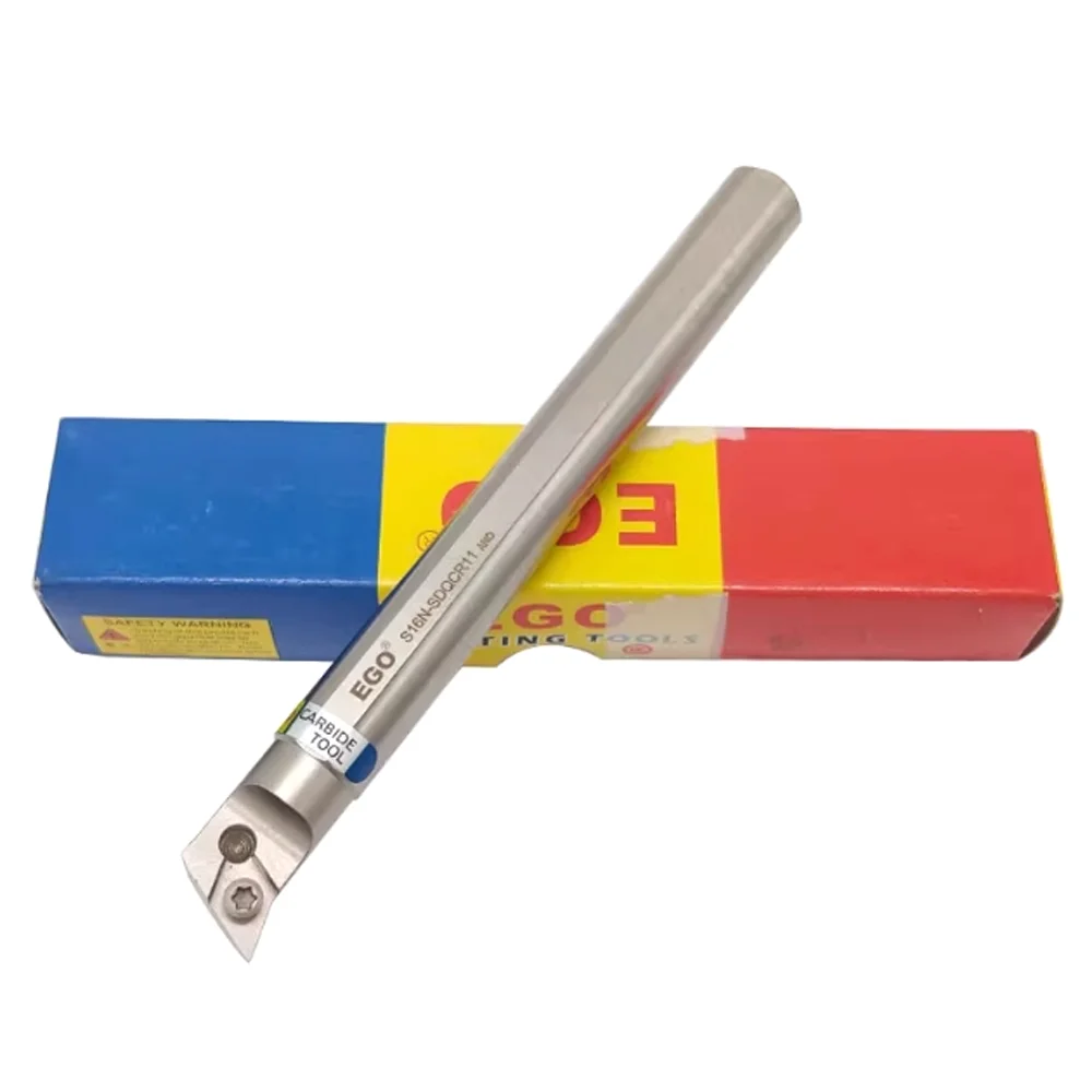 EGO Drehmaschine Zubehör Bohrstange S40T-SDQCR11 Durchmesser 40mm Metall Drehmaschine Werkstatt Werkzeuge Cutter Schraube Bit Halter Für DCMT11T3**