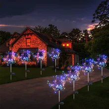 

LED Solar Firework Lights Outdoor Waterproof Fairy Garland 90/150 LEDs Light String Garden Lawn Street Christmas Decoration