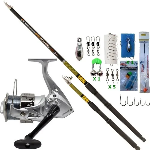 Remixon 1.80 mt Galaxy Joker 6000 Fishing Tackle Set (40 pieces inside) -  AliExpress