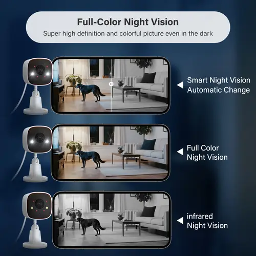 Outdoor Wireless Security Camera 3MP 1296P,Camera with WiFi, Home Security Surveillance, Property Monitoring, Indoor Security - Image 4