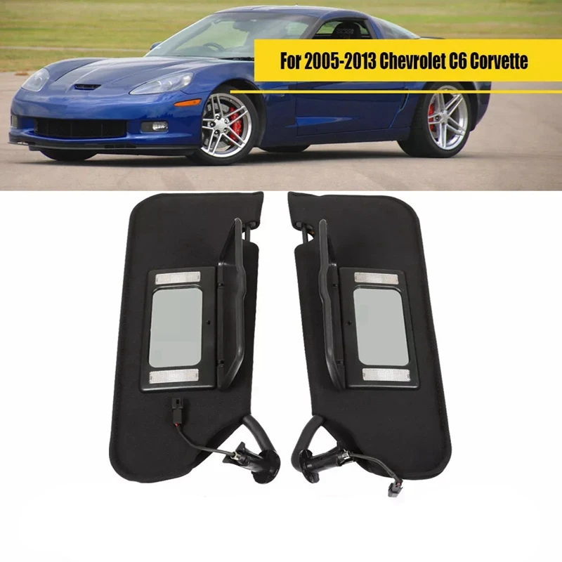 

Зеркало для макияжа Chevrolet Corvette C6 23142243-23142245 2005, 1 пара