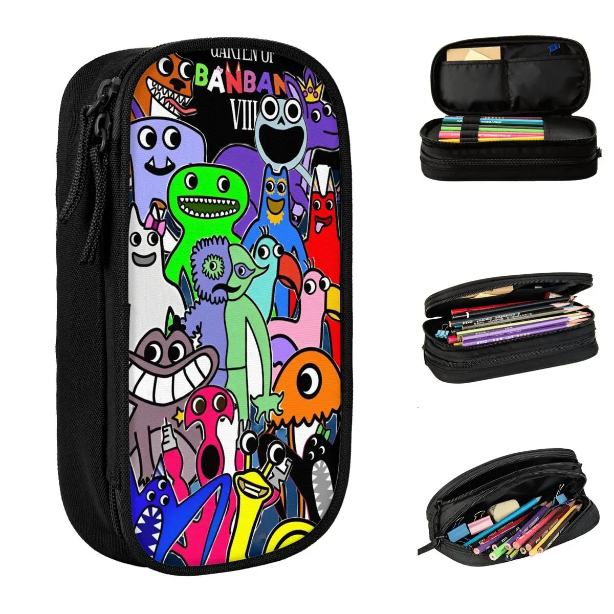 Cartoon Garten Of Banban Pencil Case Pencil Box Pen Box Girl Boy Big Capacity Bag Office Zipper Stationery