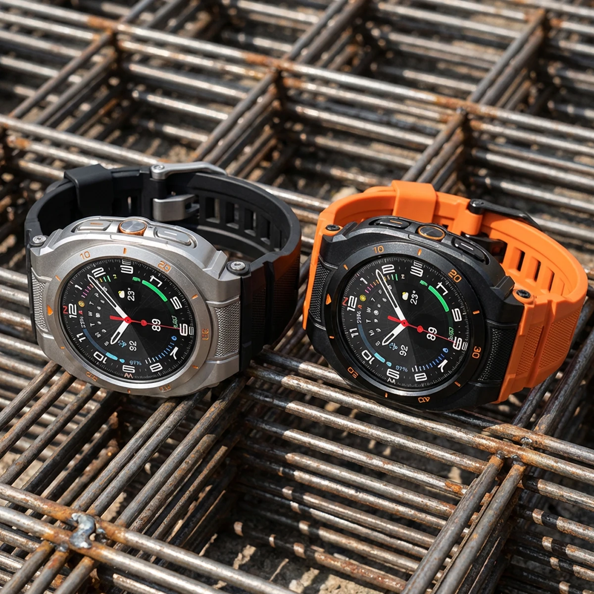 Luxury Metal Case and Silicone Sport Strap