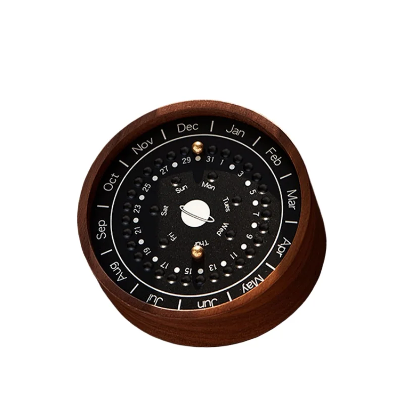 *Sundial perpetual calendar creative planetary calendar office tabletop ornament