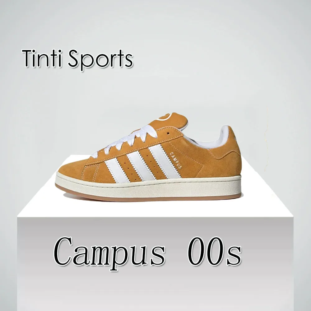 Adidas Campus 00s Low Men and Women Sneaker Classic Sport Skateboarding Shoes Trendy comfortable Yellow&White casual sneakers casual board shoes