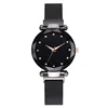 Women Rhinestone Starry Dial Stainless Steel Strap Lady Quartz Watch Fashion Simple Watch Strap Wristwatches Bracelet for Women 5