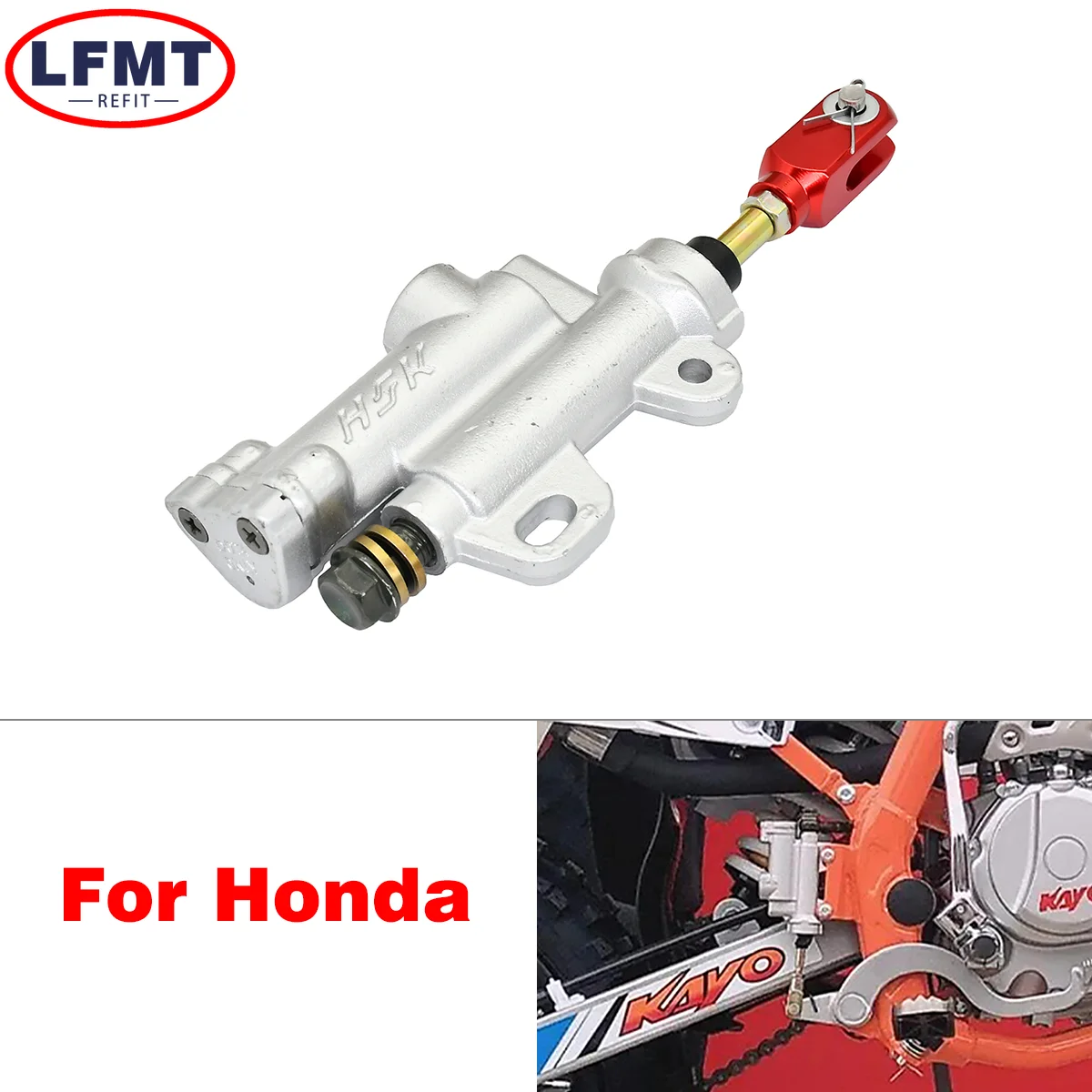 

Motorcycle Rear Hydraulic Brake Master Cylinder Pump For Kayo K2 K T2 T4 T66 Bosuer BSE M4 M2 K5 Nc250 250cc ATV Dirt Bike