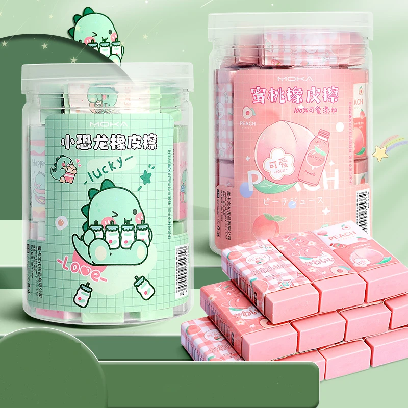 2pcs Cute Cartoon Erasers Kawaii Erasers for Kids Pencil Writing