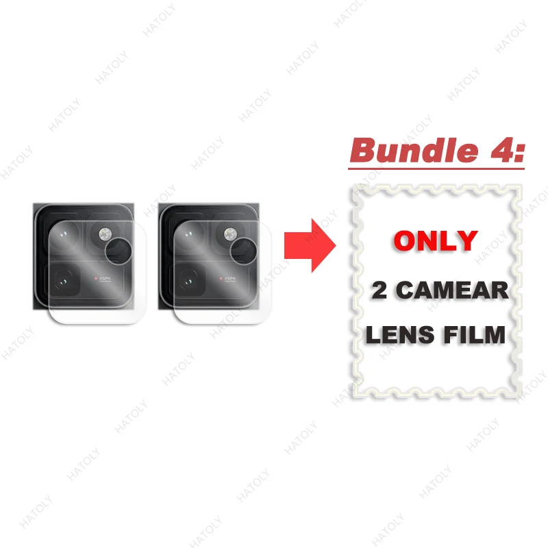 HD Clear Glass Screen and Camera Lens Protector