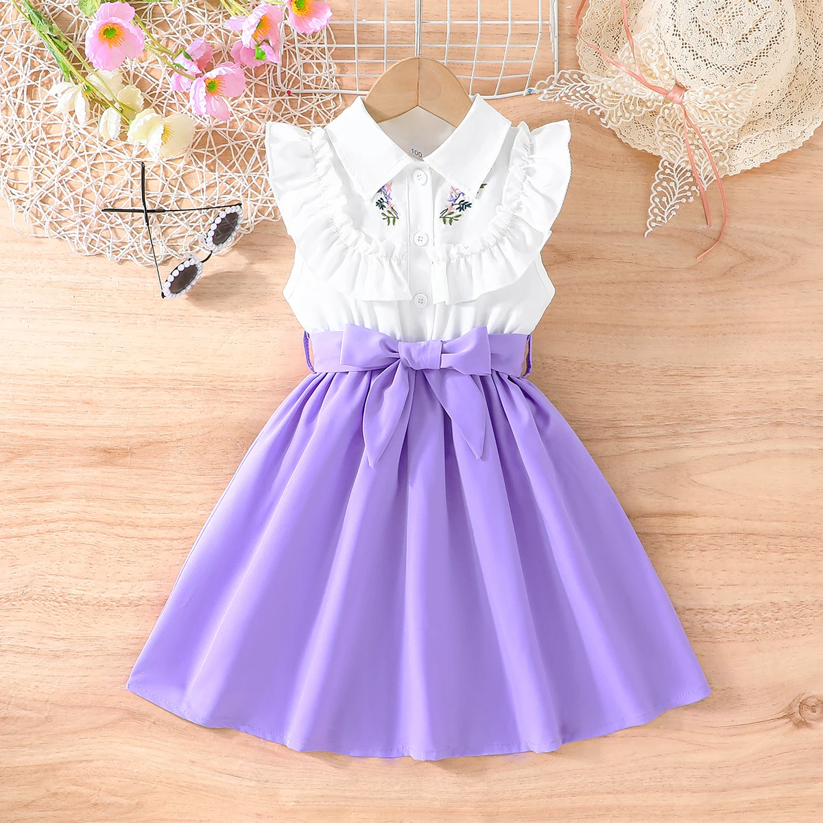 Girls' Emerald Green Princess Dress 3
