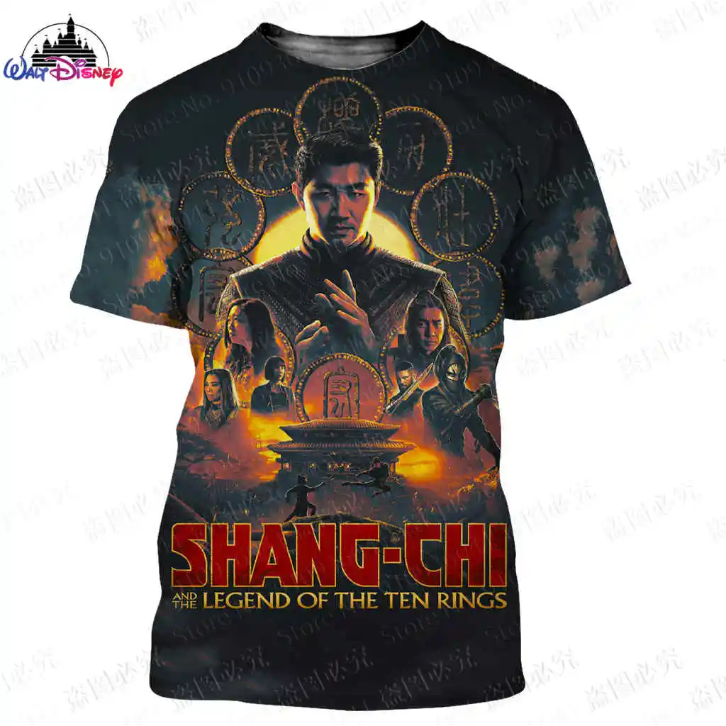 

Shang-Chi and the Legend of the Ten Rings men women Short Sleeve style 3D print t shirt Summer Casual Streetwear Tee Tops