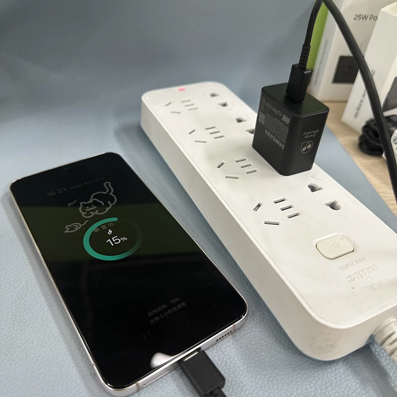 Original Samsung 25W 15W Super Fast Charger Power Adapter Type C Galaxy A26 A16 A06 A52s A15 A14 A24 A34 A13 A73 A33 A32 A42