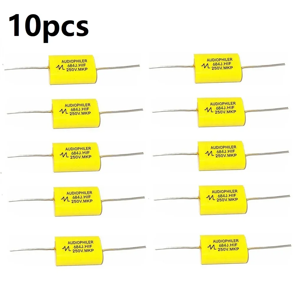 Audio Capacitor Philer Reliable Replacement Spare Parts 0.68uf 10 Piece 250V Accessories Crossover Electrodeless
