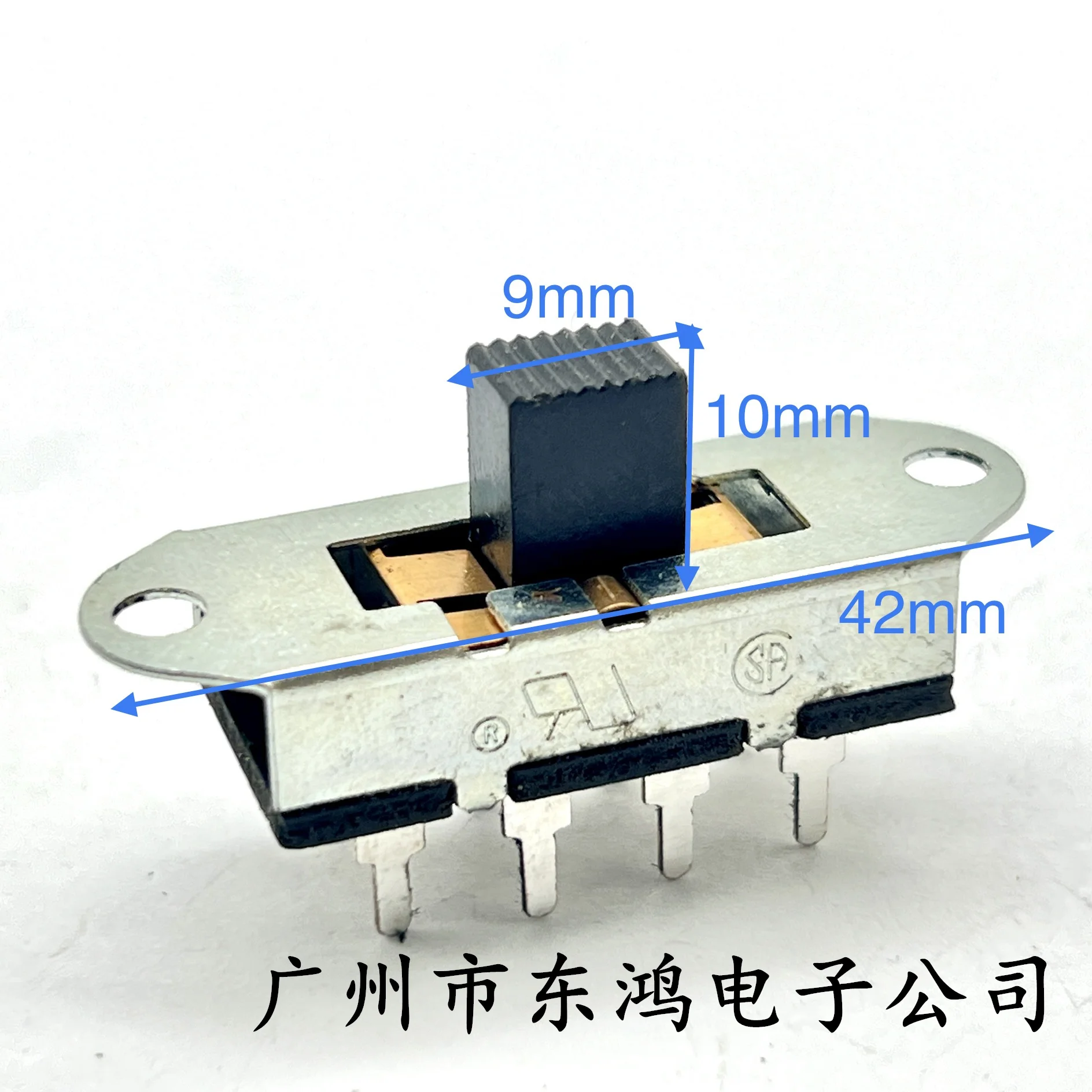 2 pcs imported switch hair dryer switch accessories SS-23L03 cold and hot air duct toggle 3rd gear 8-pin pin type