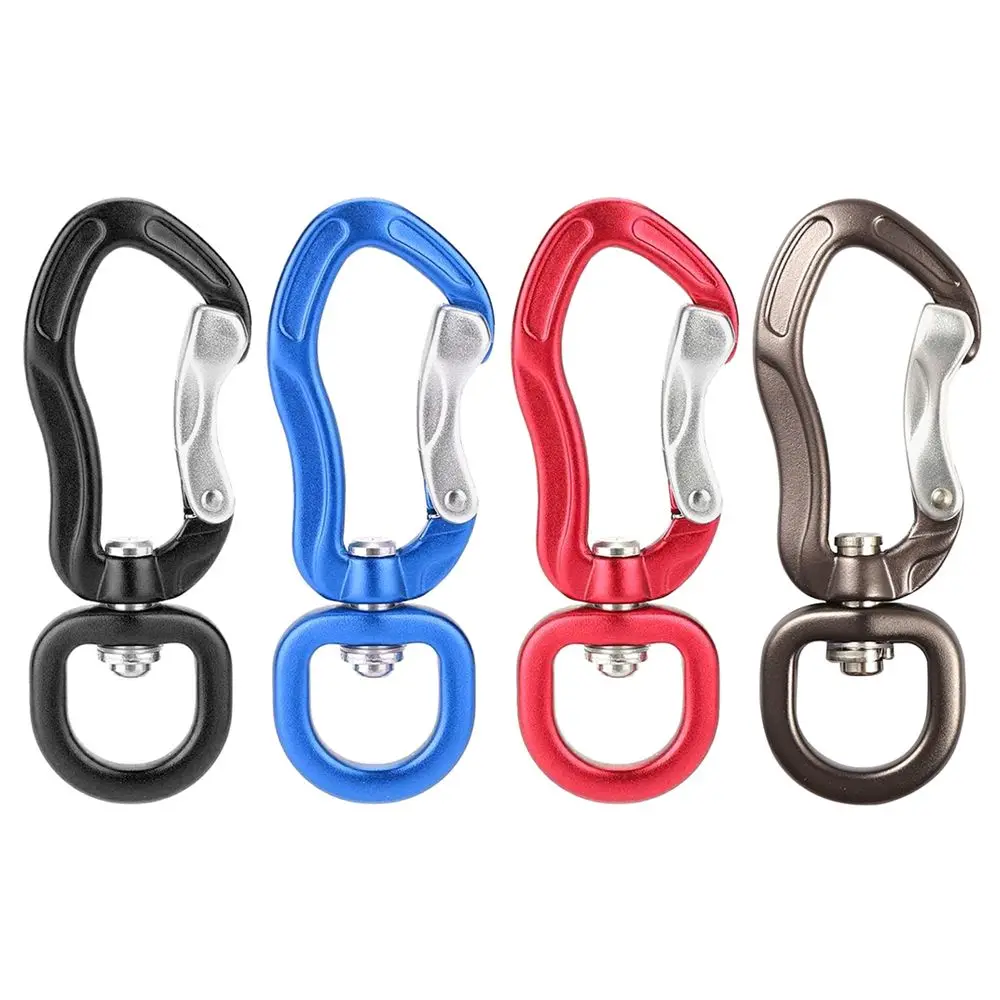 Professional Carabiner Aluminum D Shape Climbing Key Hooks Security Master Lock Mountaineering Protective Equipment carabiner clips keychain carabiner