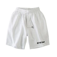 Men Soild Drawstring Shorts CCM Summer Casual Gym Shorts Sport Basketball Shorts Running Fitness Beach Shorts Male Clothing 5XL 2