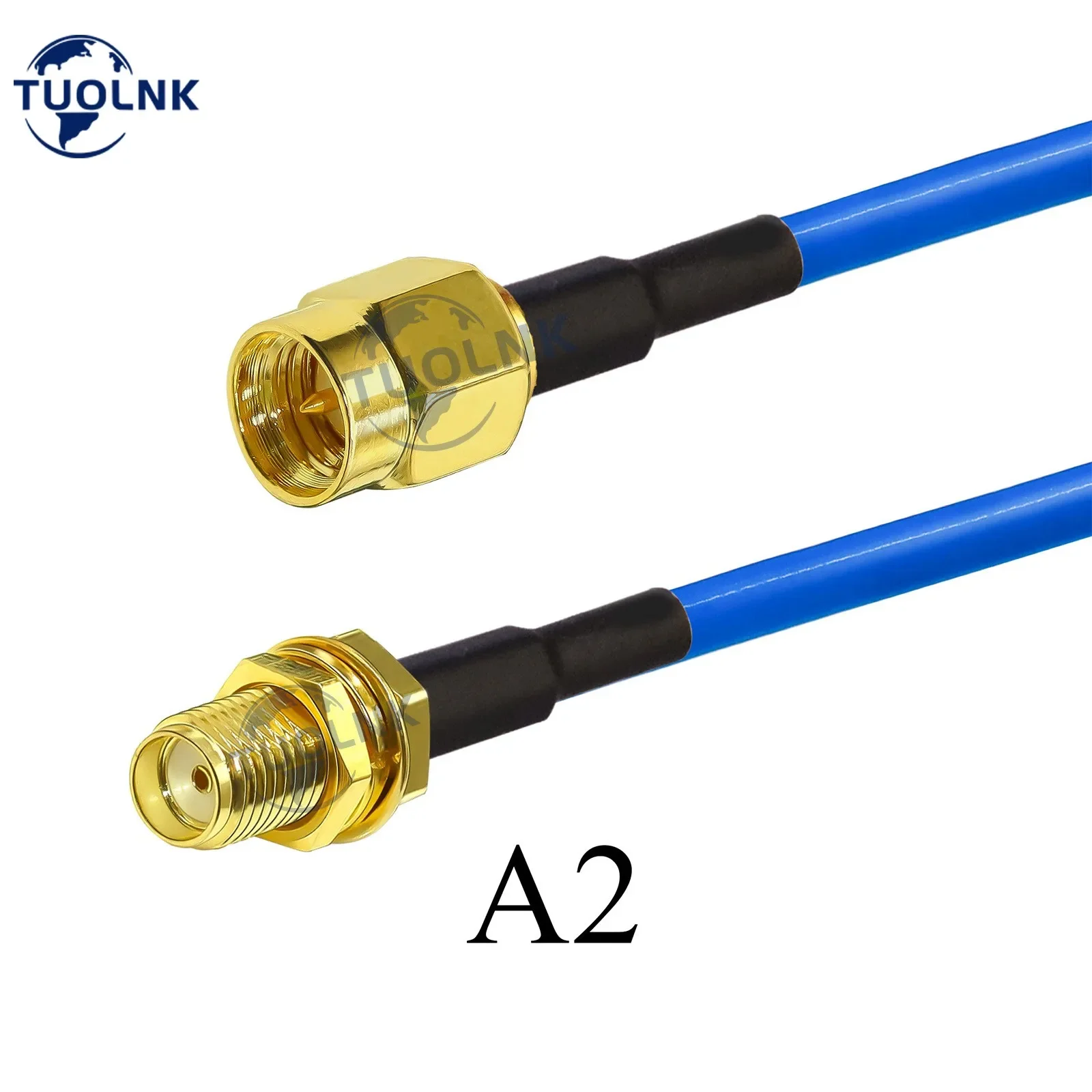 SMAオス - SMAオス pl/UGコネクタ RG402 RG-402 セミフレキシブル同軸ケーブル 0.15インチ SMAメス - SMAオスコネクタ RG402 RG-402 セミフレキシブル同軸ケーブル 0.15インチ ブルー(3.0M)