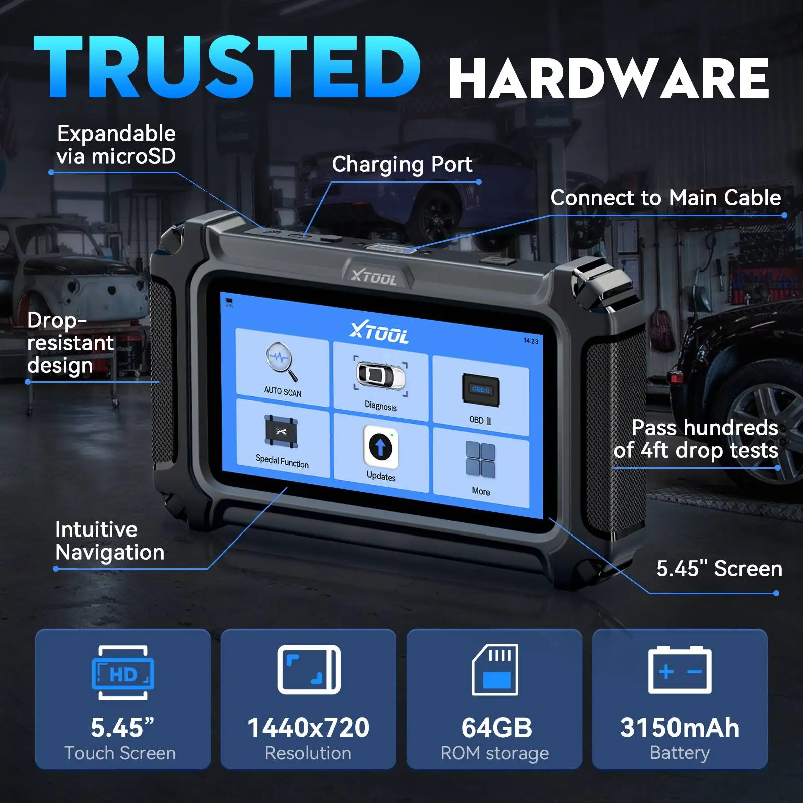 XTOOL D6S Strumento di diagnostica auto Scanner per tutti i sistemi automobilistici Oltre 30 servizi Aggiornamenti gratuiti a vita CANFD integrato FCA Consegna locale - immagine 6