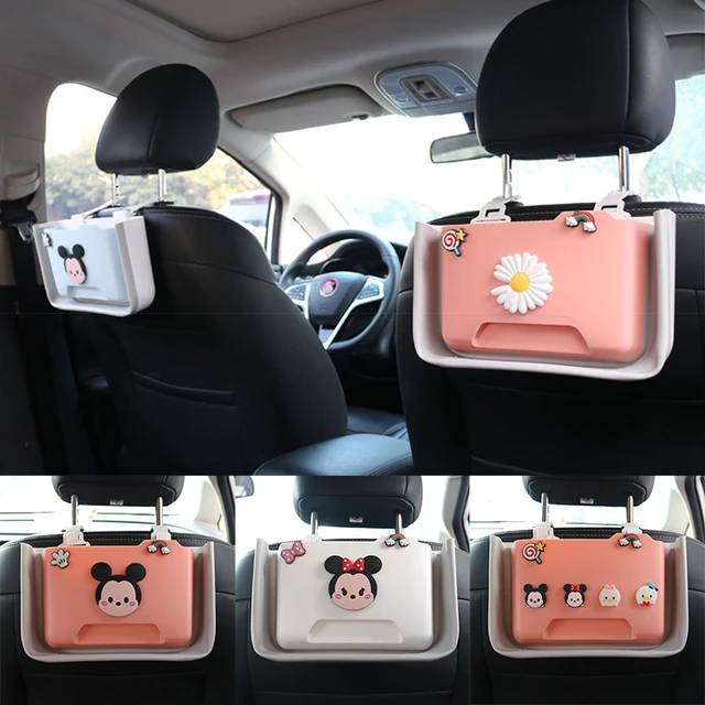 Disney tureMouse-Poubelle Murale pour Siège Arrière de Voiture, Boîte de  Rangement des Ordures, Animation Mignonne, NikAutomobile - AliExpress