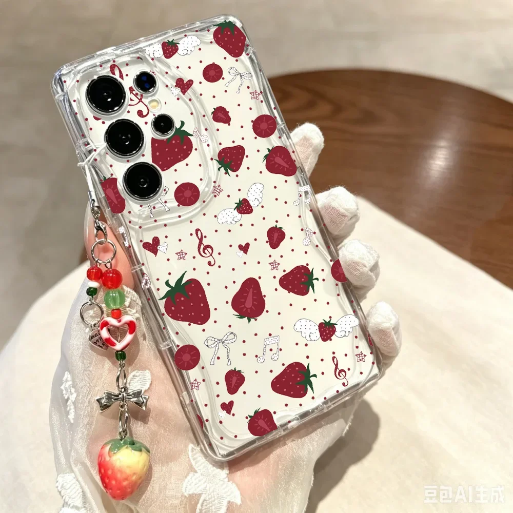 Cute Cake Lace Strawberry Phone Case
