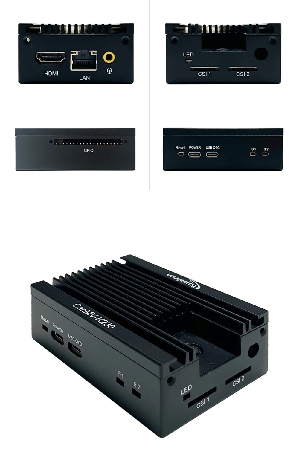 Kendryte CanMV-K230 Dual-core RISC-V CPU AI Development Board with Built-in DPU