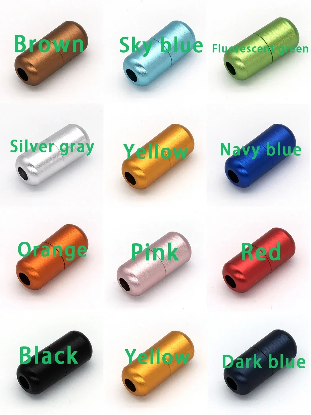 Elastic Shoe Semicircle No Tie Shoelaces Kids and Adult Shoelace for Sneakers Quick Lazy Laces Colorful Capsule Buckle_voghion.com