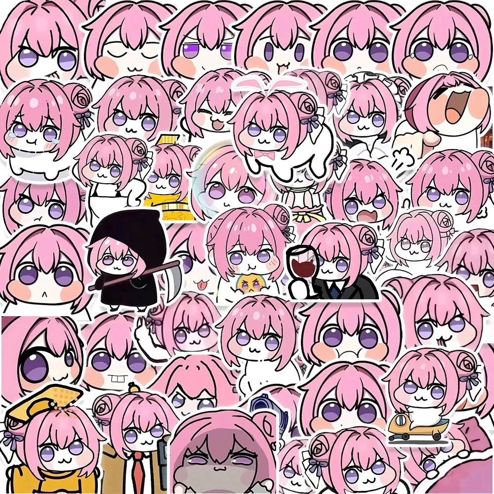 50Pcs Nikke Doro Doll Victory Goddess Decorative Waterproof Stickers Pack