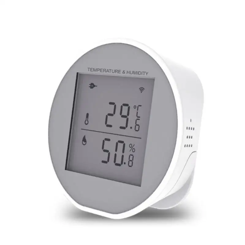 

Удобный ЖК-дисплей Мониторинг в режиме реального времени сигнализация для умного дома модный датчик температуры и влажности безопасность умного дома